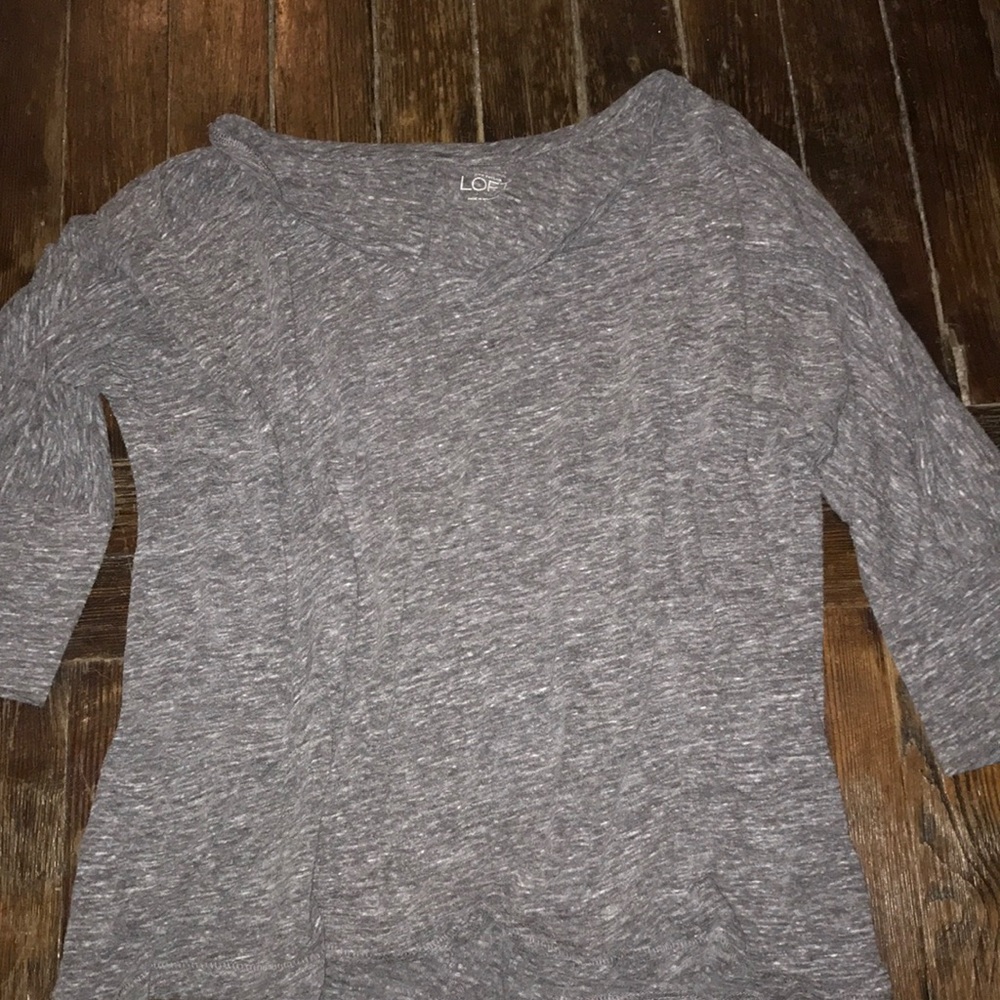 Ann taylor loft soft 3/4 length sleeve v neck